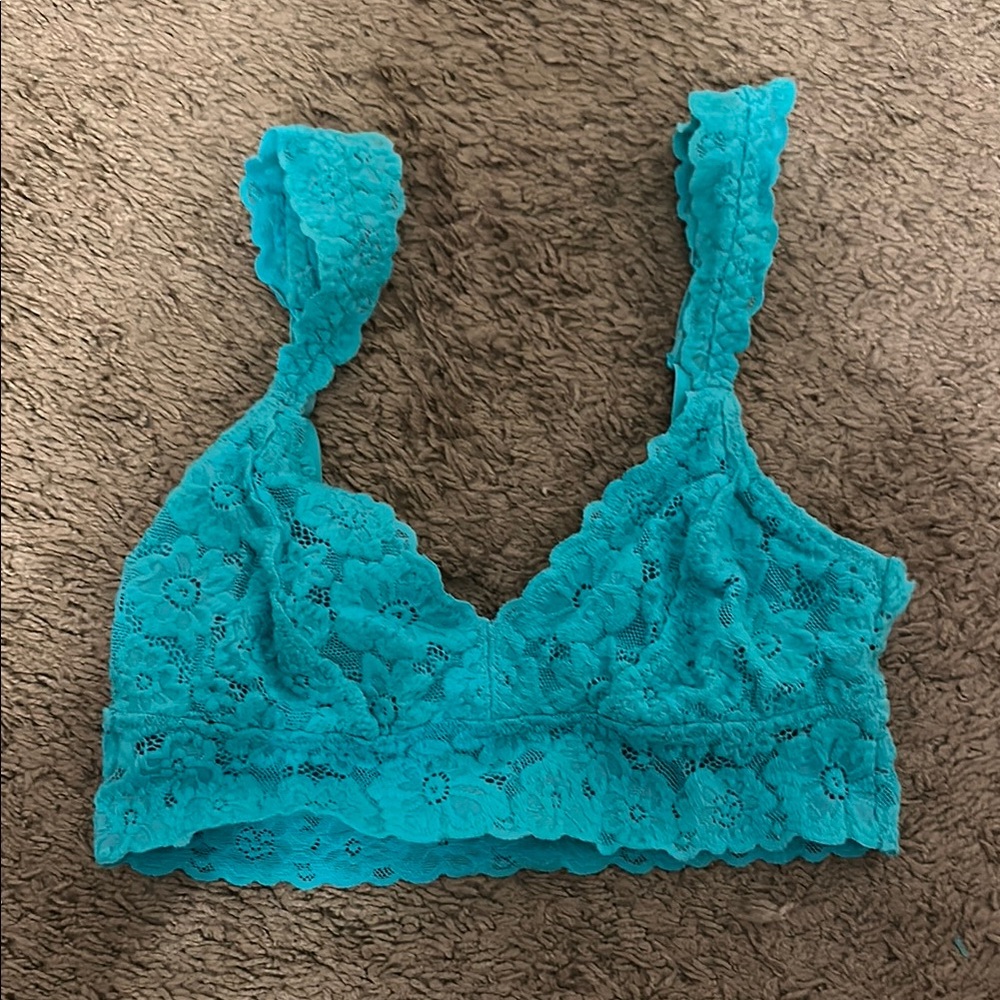 Lace Bralette in Teal